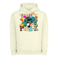 Pigment Pistachio leveled up pre k Urban Hoodie - NancyCooperArtShop