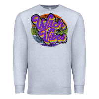 Heather Grey witch vibes Premium Sweatshirt - JahusDesignShop