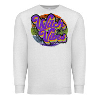 Oatmeal Heather witch vibes Premium Sweatshirt - JahusDesignShop