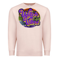 Pale Pink witch vibes Premium Sweatshirt - JahusDesignShop