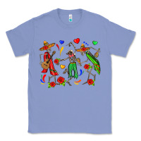 Colony Blue mexican skeletons Classic Tee - Zillion Design Studio