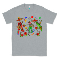 Heather Grey mexican skeletons Classic Tee - Zillion Design Studio