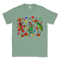 Sage mexican skeletons Classic Tee - Zillion Design Studio