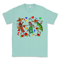 Seafoam mexican skeletons Classic Tee - Zillion Design Studio