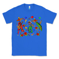 True Royal mexican skeletons Classic Tee - Zillion Design Studio