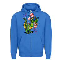 True Royal 4th of July T-Rex Zipper Hoodie - CowGirlArtShop