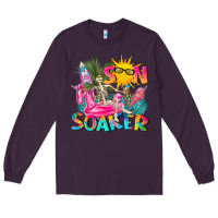 Plum sun soaker Long Sleeve Tee - texasbilliewilder