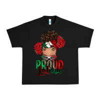 Black Proud Latina messy bun Urban Heavy Tee - RanaPortraitStore