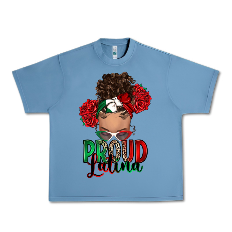 Proud Latina Messy Bun Urban Heavy Tee by RanaPortraitStore | Teevron