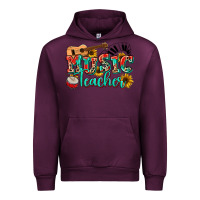 Mauve Wine music teacher Urban Hoodie - NancyCooperArtShop
