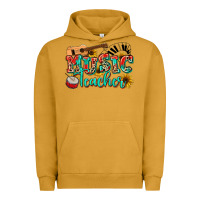 Pigment Peanut Butter music teacher Urban Hoodie - NancyCooperArtShop