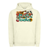 Pigment Pistachio music teacher Urban Hoodie - NancyCooperArtShop