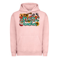 Pigment Salmon music teacher Urban Hoodie - NancyCooperArtShop