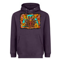 Plum Thanksgiving Turkey Heavyweight Hoodie - Artiststas