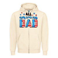 Sandshell All American dad Zipper Hoodie - Neo Western