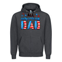 Smoke All American dad Zipper Hoodie - Neo Western
