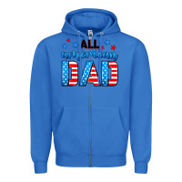 True Royal All American dad Zipper Hoodie - Neo Western