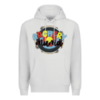 Dove Grey archery mama Premium Hoodie - MaliasSmallBusiness
