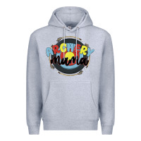 Heather Grey archery mama Premium Hoodie - MaliasSmallBusiness