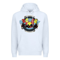 White archery mama Premium Hoodie - MaliasSmallBusiness
