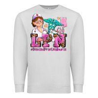 Dove Grey lpn licensed practical nurse Premium Sweatshirt - AdoDesignShop
