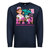 Navy lpn licensed practical nurse Premium Sweatshirt - AdoDesignShop