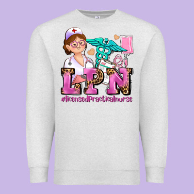 Lpn Licensed Practical Nurse Premium Sweatshirt Designed By Adodesignshop