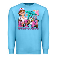 Ocean Blue lpn licensed practical nurse Premium Sweatshirt - AdoDesignShop
