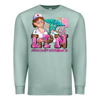 Seafoam lpn licensed practical nurse Premium Sweatshirt - AdoDesignShop