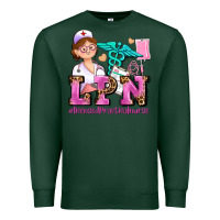 Sports Green lpn licensed practical nurse Premium Sweatshirt - AdoDesignShop