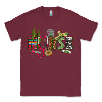 Burgundy Mexican Nurse Classic Tee - texasbilliewilder