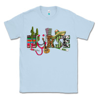 Dusty Blue Mexican Nurse Classic Tee - texasbilliewilder