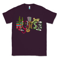 Plum Mexican Nurse Classic Tee - texasbilliewilder
