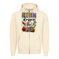 Sandshell School driver bus Zipper Hoodie - CowhideDigitalArt
