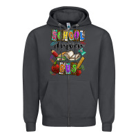 Smoke School driver bus Zipper Hoodie - CowhideDigitalArt