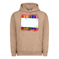 Pigment Burro crayons add your text Urban Hoodie - NancyCooperArtShop