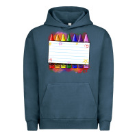 Crayons Add Your Text Urban Hoodie | Teevron