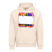 Sandshell crayons add your text Urban Hoodie - NancyCooperArtShop