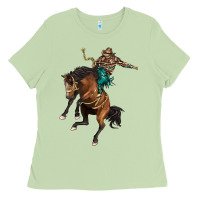 Matcha western horse rodeo Ladies Tee - BarkalooDesign