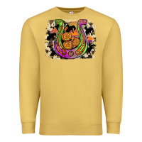 Antique Gold halloween horseshoe Premium Sweatshirt - JahusDesignShop