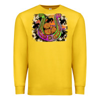 Lemon halloween horseshoe Premium Sweatshirt - JahusDesignShop