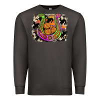Smoke halloween horseshoe Premium Sweatshirt - JahusDesignShop