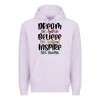 Lilac dream like martin believe like thurgood inspire li Premium Hoodie - MaliasSmallBusiness