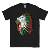 Black christmas indian feather headdress Classic Tee - RanaPortraitStore