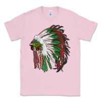 Bubblegum Pink christmas indian feather headdress Classic Tee - RanaPortraitStore