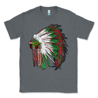 Charcoal Heather christmas indian feather headdress Classic Tee - RanaPortraitStore