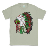 Matcha christmas indian feather headdress Classic Tee - RanaPortraitStore