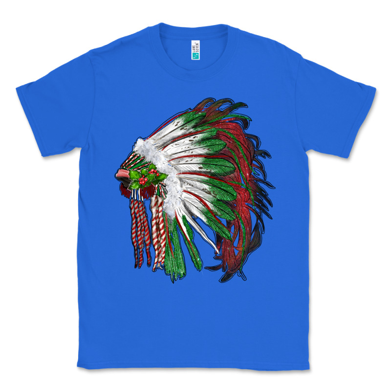 Christmas Indian Feather Headdress Classic Tee by RanaPortraitStore | Teevron