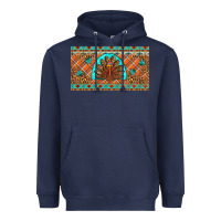 Navy Thanksgiving Turkey Heavyweight Hoodie - Artiststas