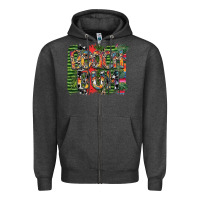 Charcoal Heather beach bum Zipper Hoodie - SublimationCraftShop